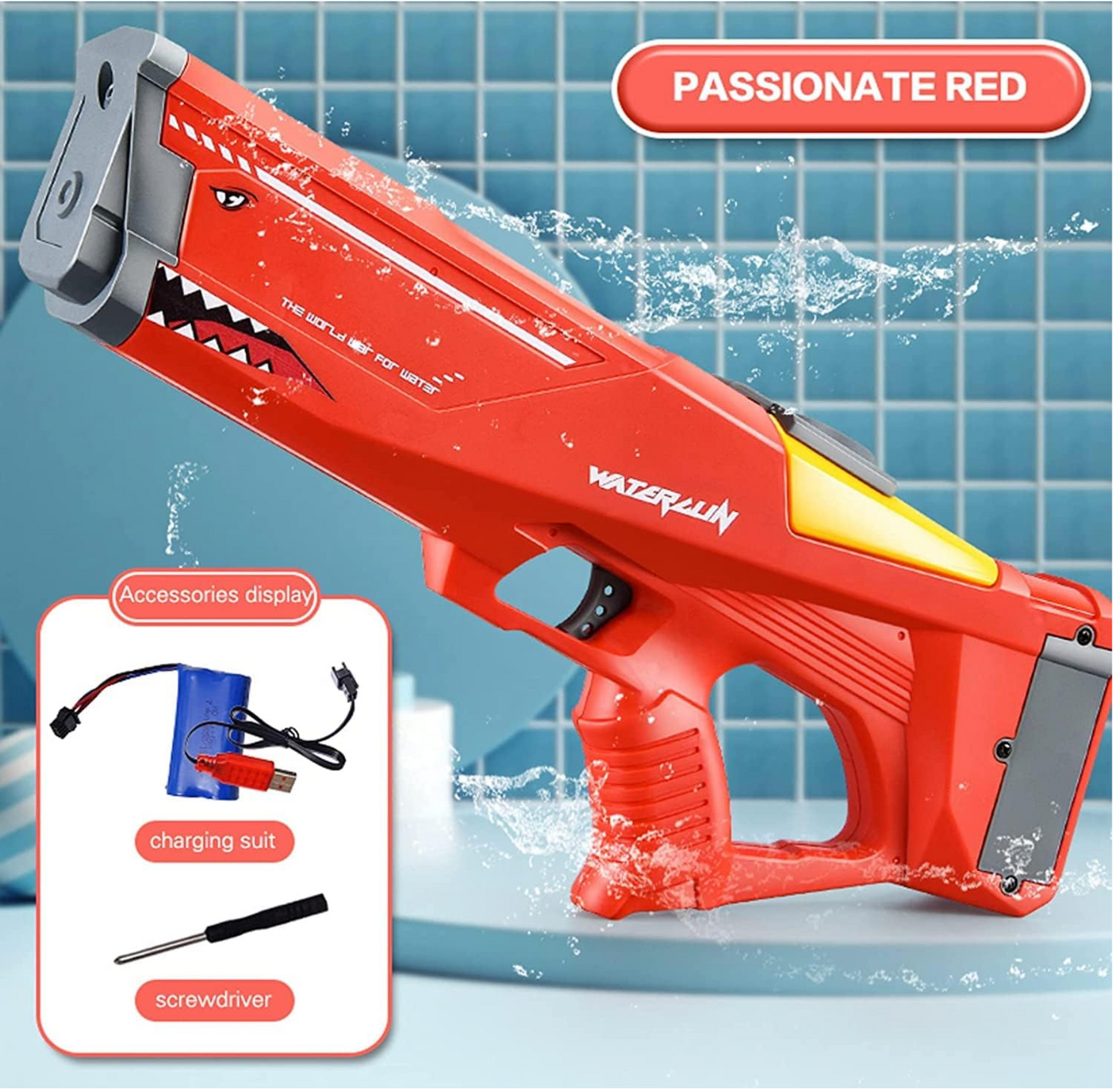 High Pressure Shark Electric Holi GUN| (Range 40-42 Ft)